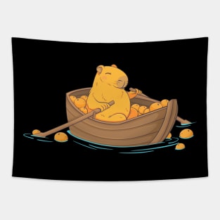 Captain Capybara Tapestry