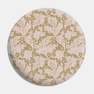 William Morris Wallflower Pattern Tan Pin