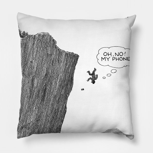 My Phone! Pillow by blisscartoons