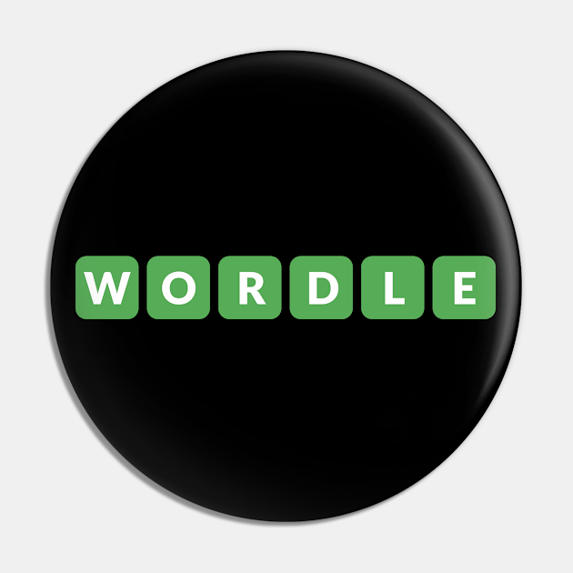 WORDLE Word Game For Crossword Puzzle Gift Wordle Pin TeePublic