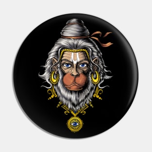 Hanuman Hindu God Pin