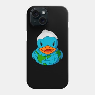 World Map Rubber Duck Phone Case