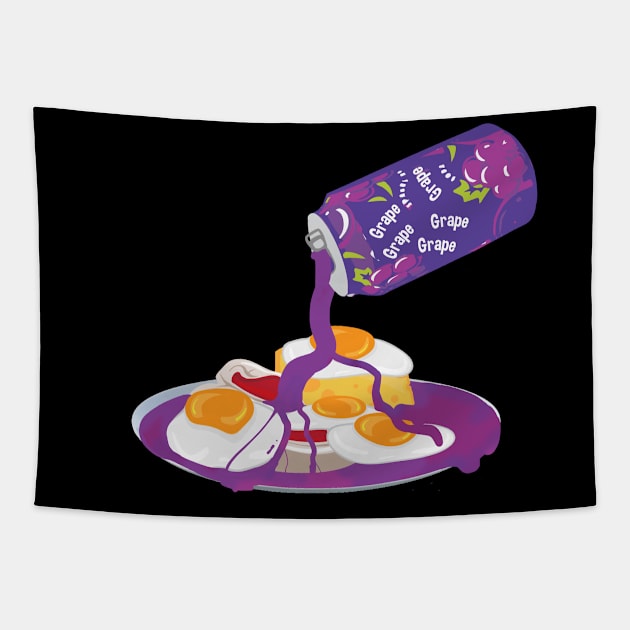 more Grape sauce on top Tapestry by Veljam