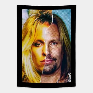 Vince Neil Mugshot Tapestry