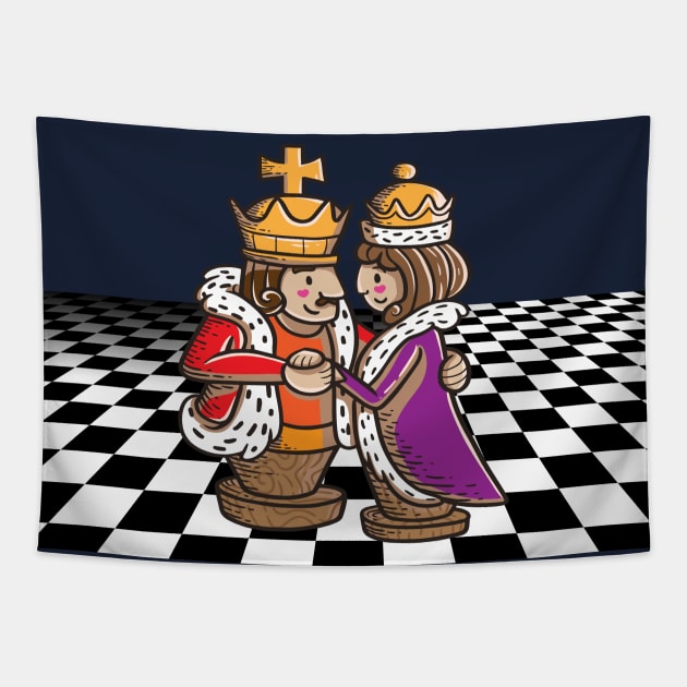 Chess Lover Tapestry by Design Seventytwo