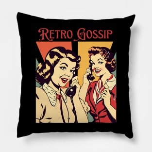 Retro Gossip Pillow