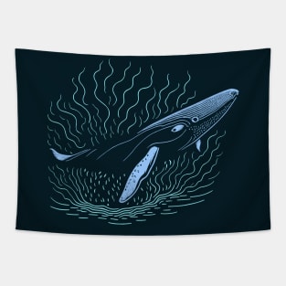 Big whale Tapestry