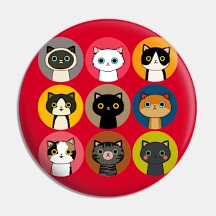 CAT LOVERS Pin