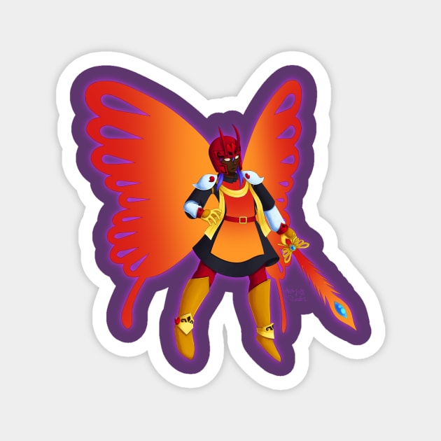 Morpho Knight Gijinka Magnet by KirbyTardos