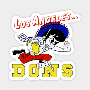 Defunct Los Angeles Dons Football 1949 Magnet