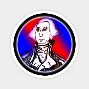 Patriotic George Washington Magnet