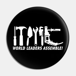 WORLD LEADERS ASSEMBLE! #2 Pin