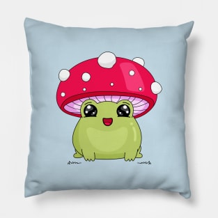 Frog and mushroom Pillow