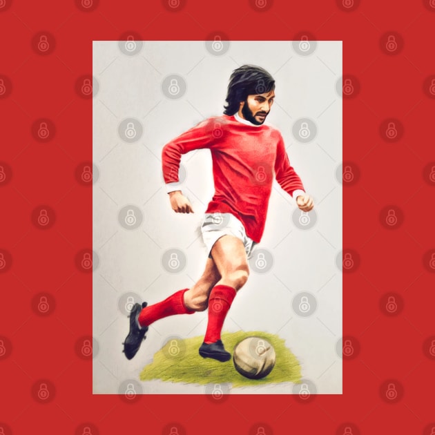 George Best Painting by AndythephotoDr