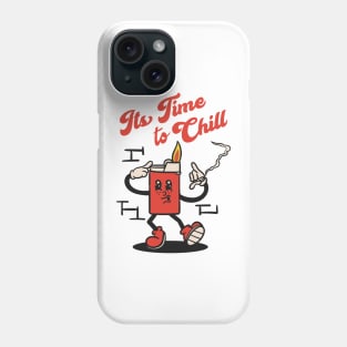 vintage lighter cartoon mascot Phone Case