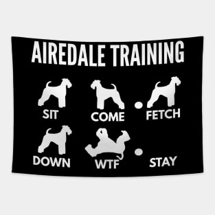 Airedale Dog Training Airedale Dog Tricks Tapestry