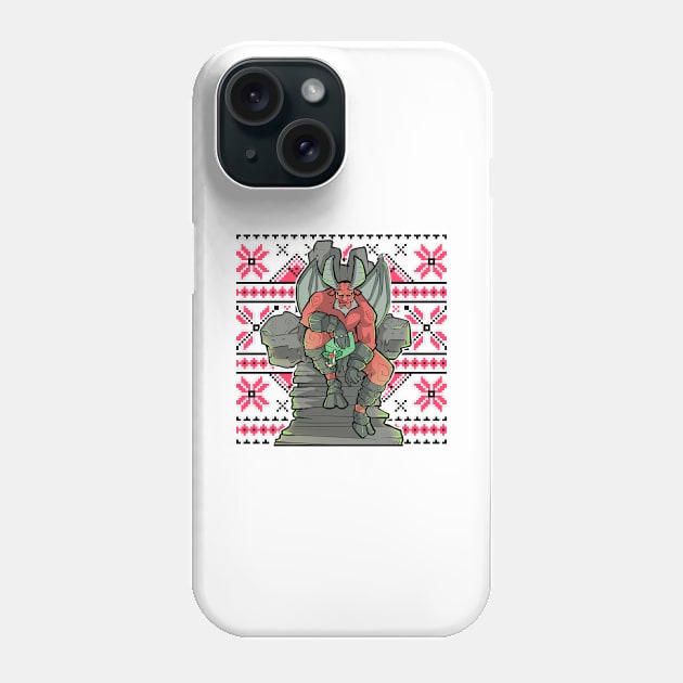 Ugly Christmas Satan Satanic Santa Devil Gothic Occult Goth Phone Case by TellingTales