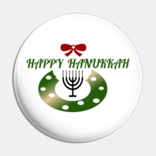 HANUKKAH JEWISH HOLIDAY T-SHIRT Pin