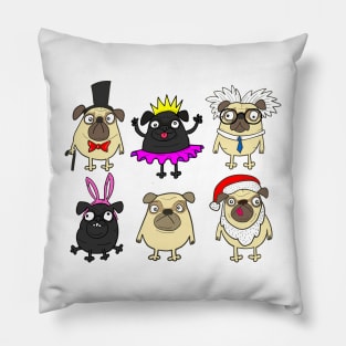 Pug Funny Collection Pillow