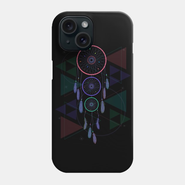 Psychedelic Dreamcatcher Ambiance Phone Case by MellowGroove