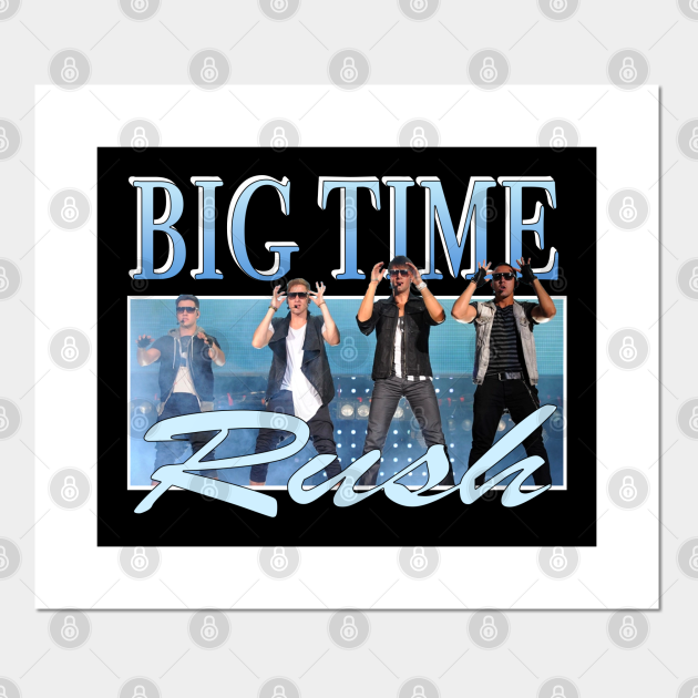 Big Time Rush Retro Band Logo Big Time Rush Posters And Art Prints Teepublic