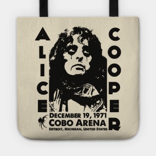 retro alice cooper Tote