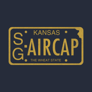 AIR CAP Vintage License Plate T-Shirt
