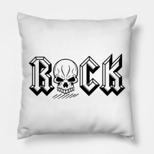 skull rock Pillow