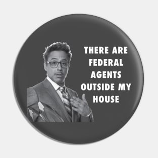 Federal Agents (white) Pin