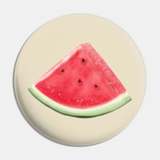 Watercolor Watermelon Pin