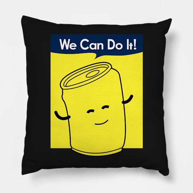 We Can Do It! Pillow by peekxel