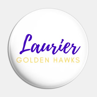 Laurier Golden Hawks Pin