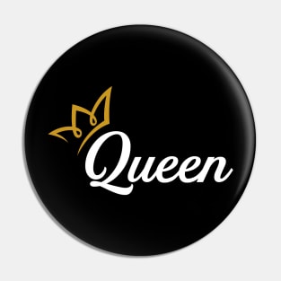 Creative Queen Crown Design Pin