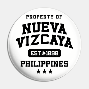 Nueva Vizcaya - Property of the Philippines Shirt Pin