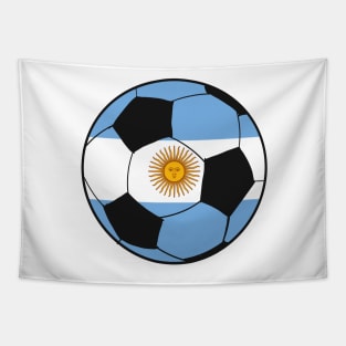 Argentina Soccer Ball Tapestry