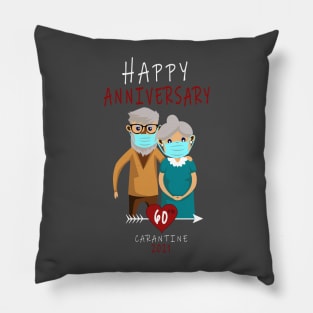 take care of each other's health Anniv 60Th Pillow