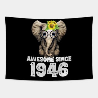 Awesome since 1946 74 Years Old Bday Gift 74th Birthday Tapestry