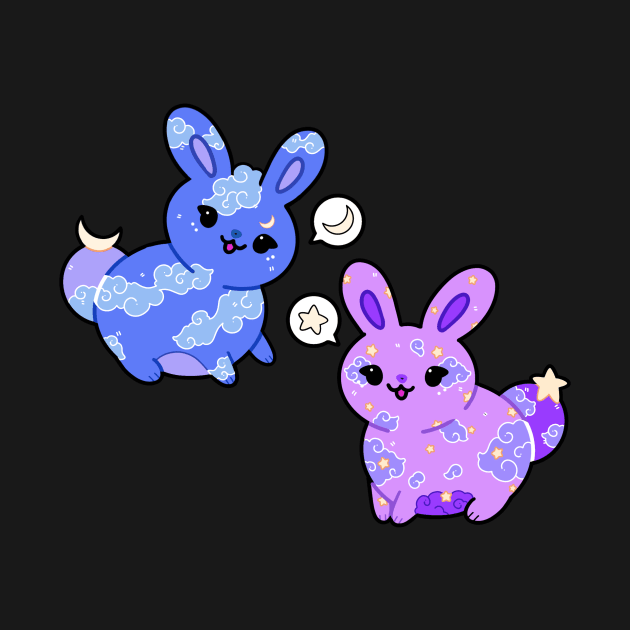 Space Bunnies by MidnightTeashop