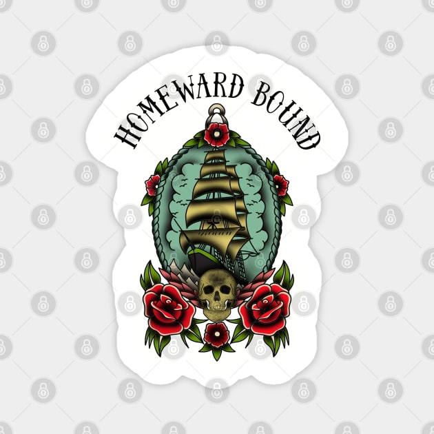 Homeward Bound Magnet by MEJIKU