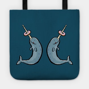 narwhals and donuts Tote