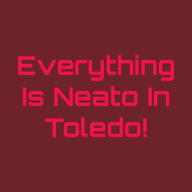 Everything  Is Neato In  Toledo! Red Compu by GBINCAL