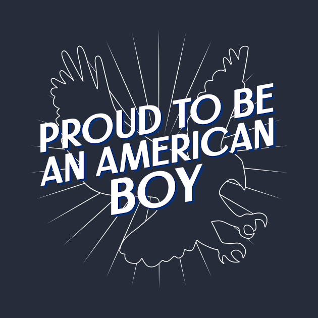 Proud to be an American Boy Fourth of July by TeesByOlivia