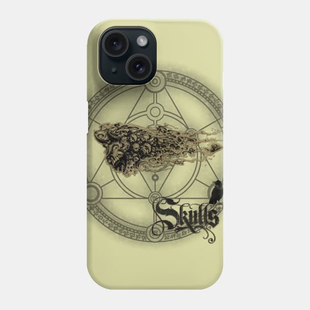 Awesome skulls Phone Case by Nicky2342