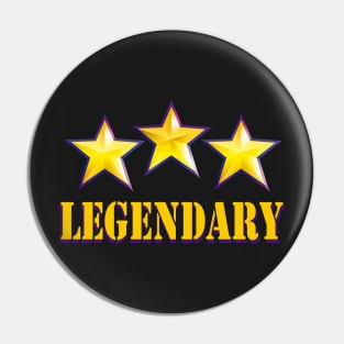 Three Star Legendary Pin