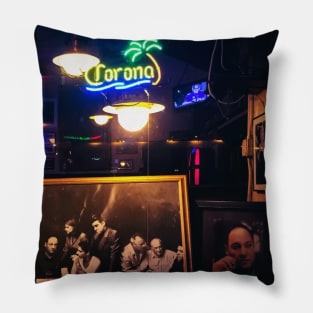 Little Italy Pizza Restaurant Manhattan New York City Pillow