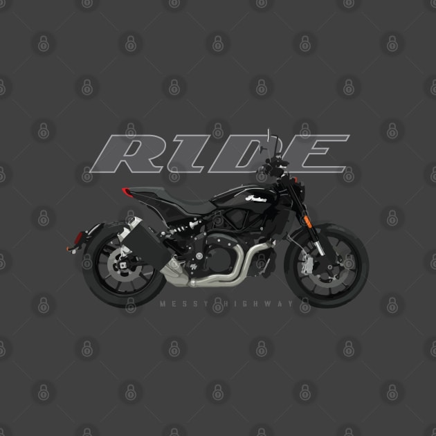 Indian FTR 1200 20 black, sr by MessyHighway