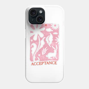 Boho Pink Acceptance Phone Case