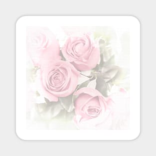 Floral Design With Pink Roses Magnet