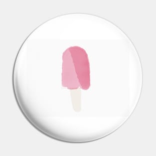 Strawberry-raspberry ice cream stick Pin