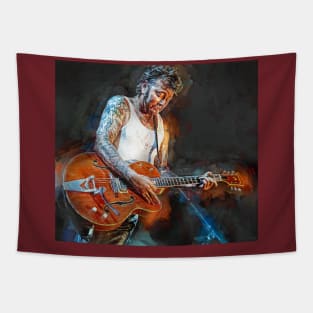 Brian Setzer Stray Cats Tapestry